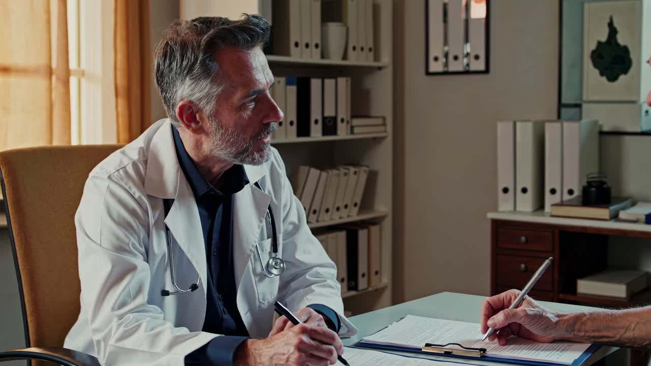 Consulta do médico e do paciente