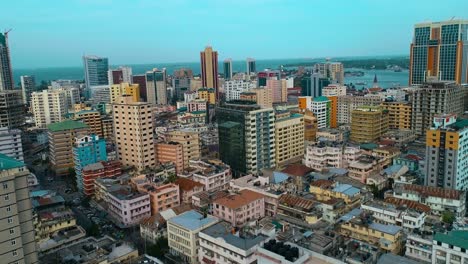 aerial view of the city of dar es salaam