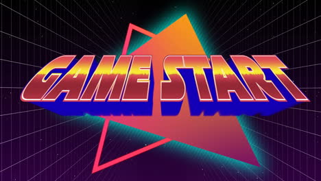 comienzo del juego de arcade