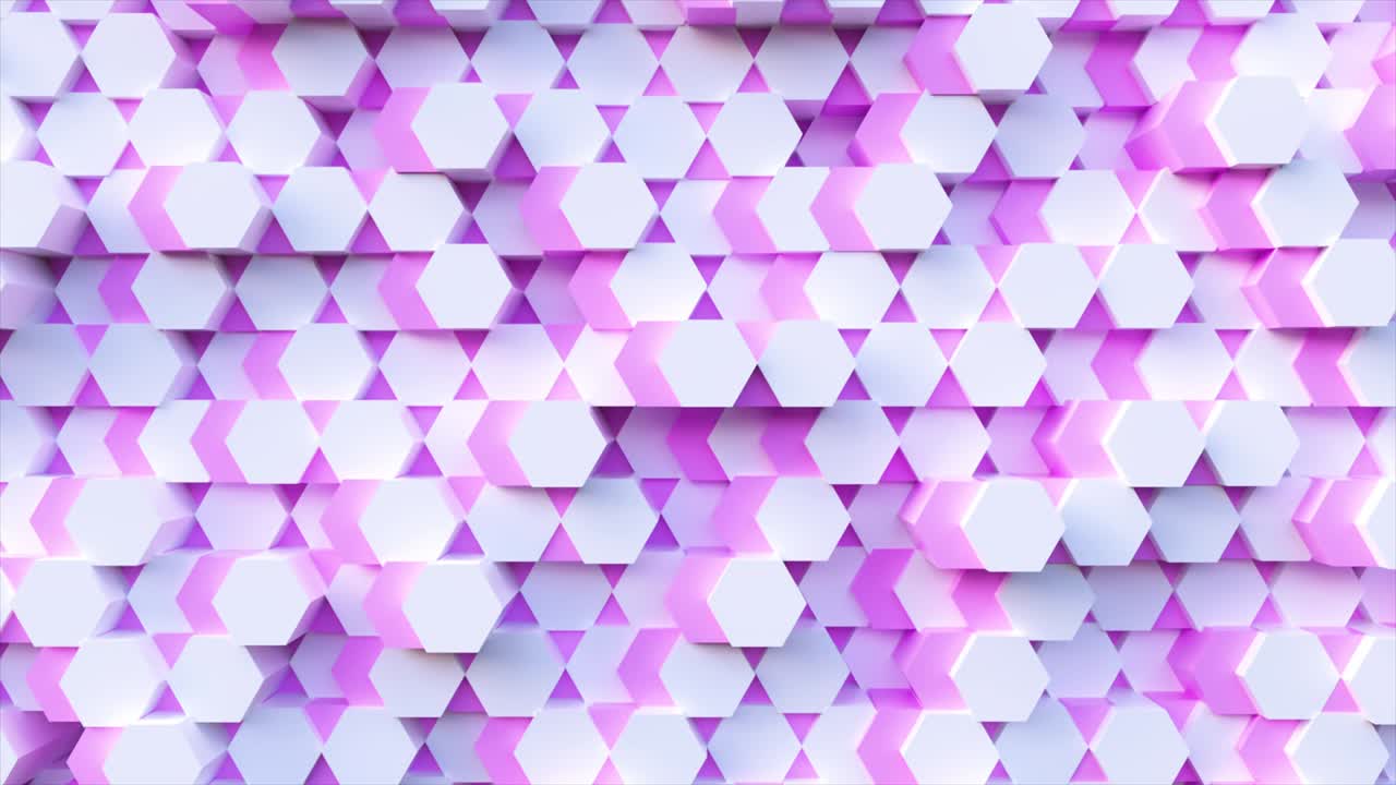 tecnología de movimiento de fondo de patrón hexagonal