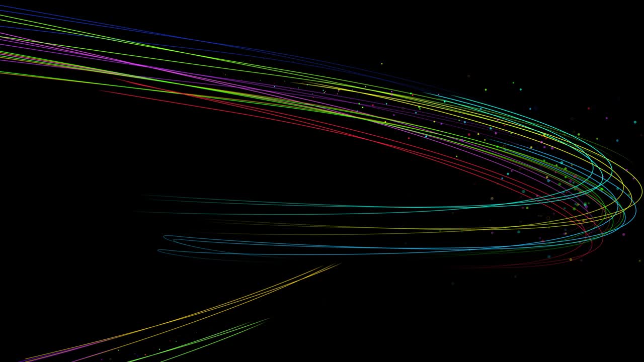 곡선, 파동, 예술, 다채로운 줄, 흐름, 추상적인 배경