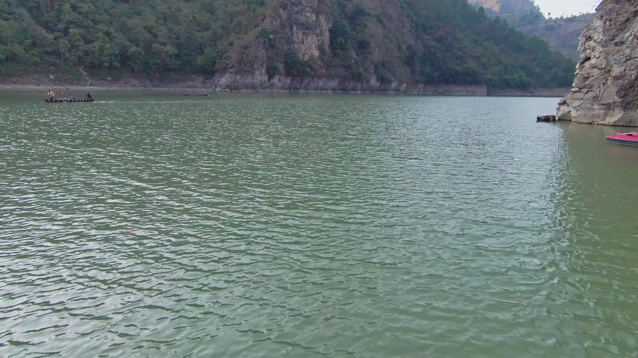 FPV drone footage of lakes