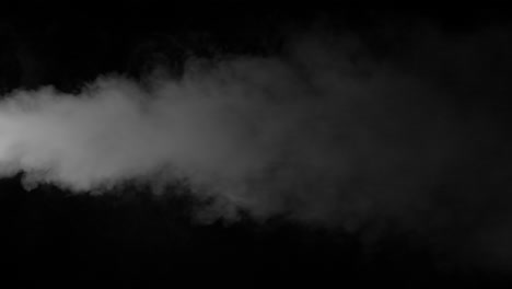 smoke spray on black background.