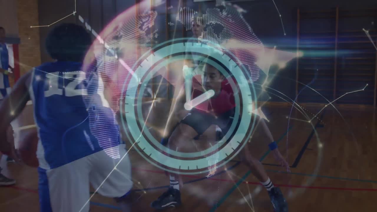 남성 농구 선수들의 다양한 그룹에 대한 연결 네트워크의 활성화