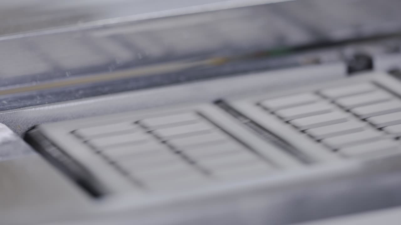 산업 기계 부품의 근접 뷰