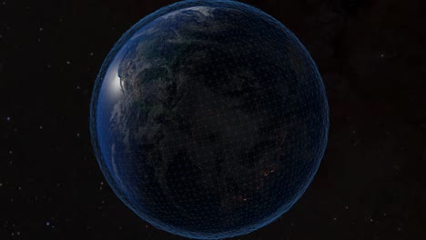 el planeta tierra girando.