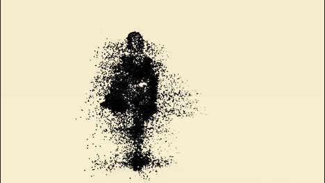 abstract figure composed of dots