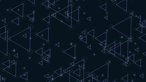 patrón geométrico triangular tranquilo en tonos de púrpura y azul