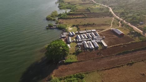 fishing village on the shores of lake victoria