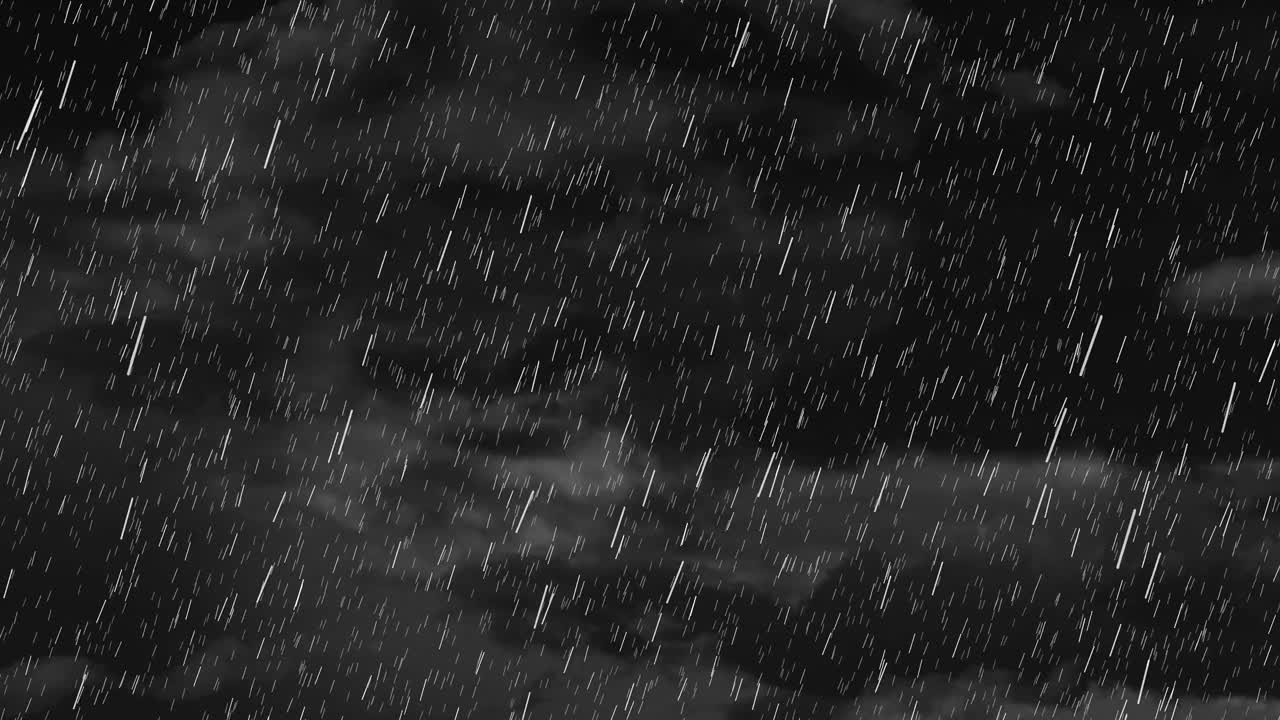 Dark Stormy Sky with rain and clouds 4k