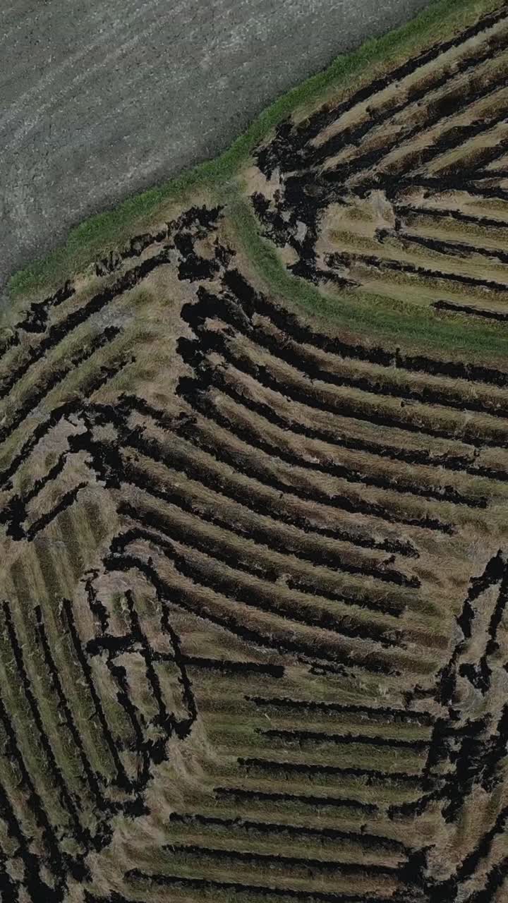 Aerial Views of Agricultural Fields