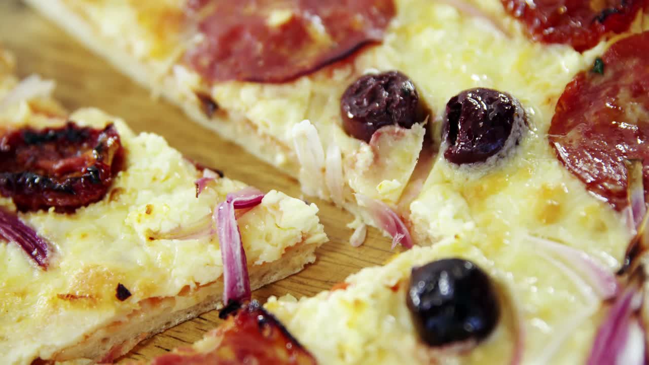 una deliciosa pizza italiana