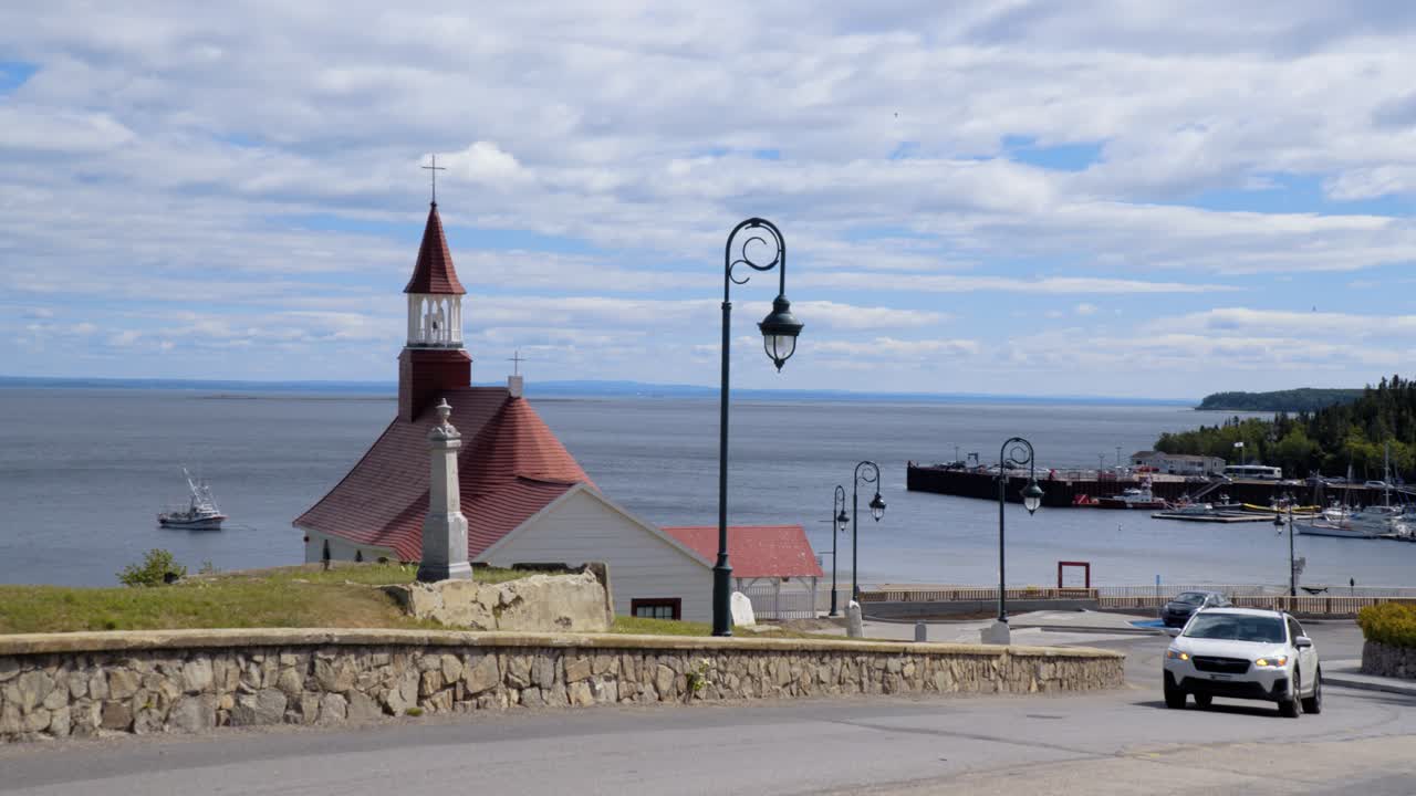 tadoussac quebec canada 느린 동작으로 샷 설정