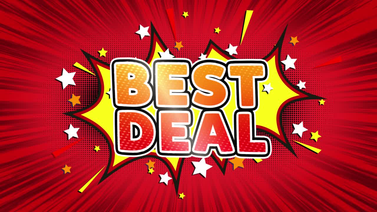 Best Deal Comic Illustration