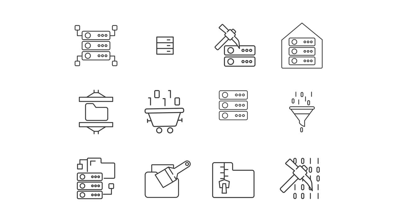 Data Mining and Server Icons