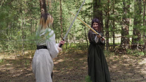 reconstruction of medieval sword training