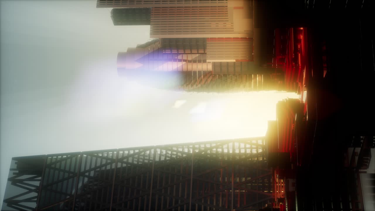 concepto de la ciudad de londres al atardecer. formato vertical