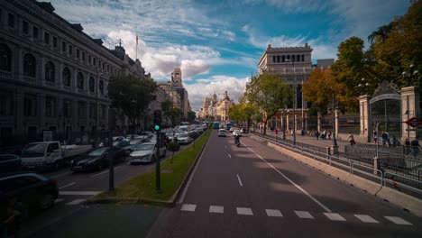 madrid hyperlapse pov driving trough the city