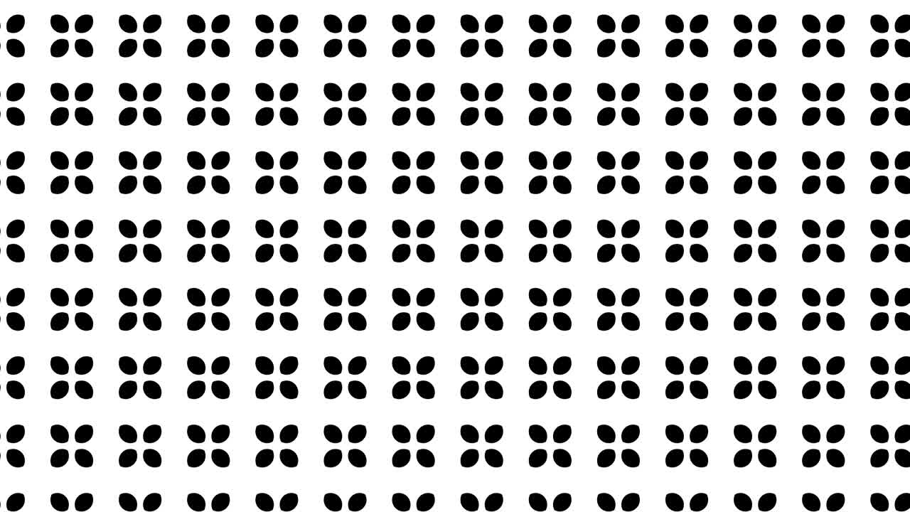 patrón de video gráfico 2d que se mueve hacia la parte inferior derecha con zoom, compuesto de diseños y formas con texturas multicolores.