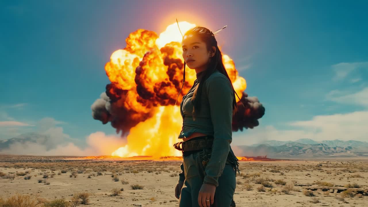 A Woman Amidst Destruction: Apocalypse in the Desert