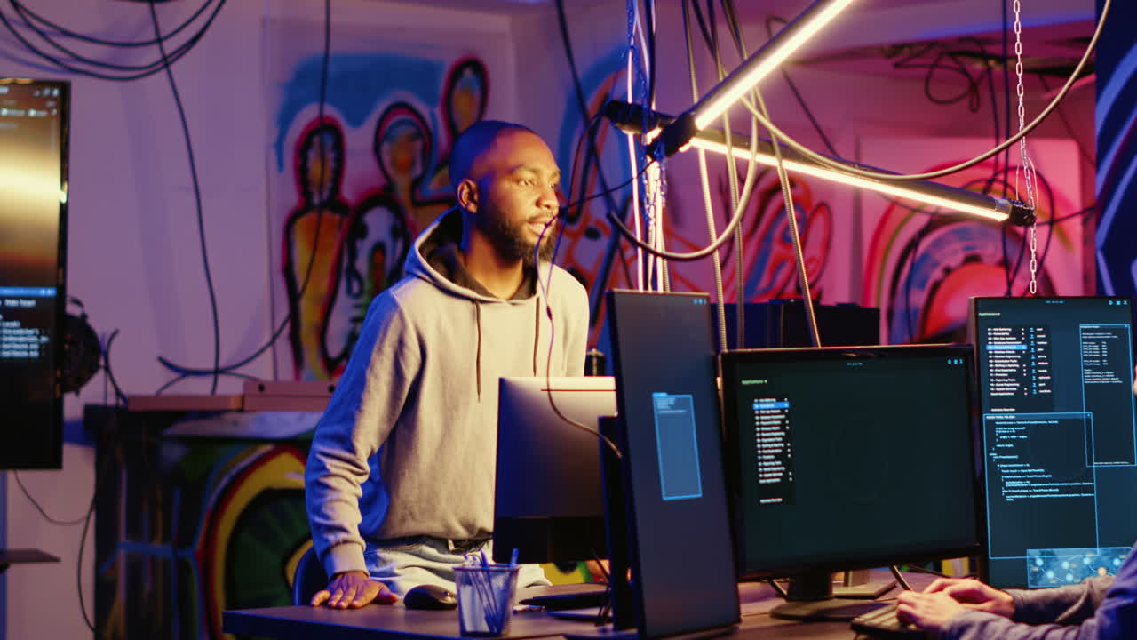 Hackers leaving underground hideout