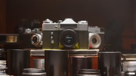 vintage cameras and lenses