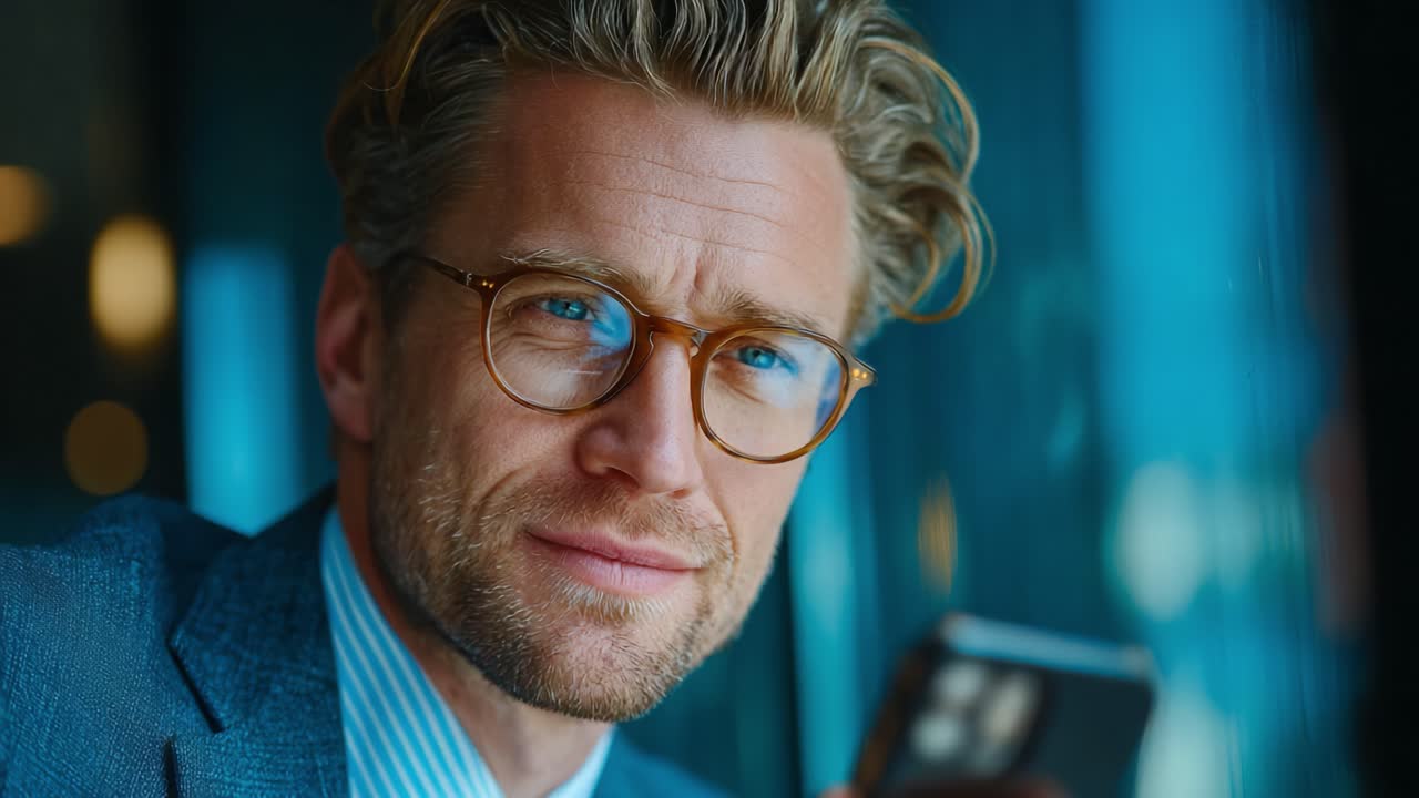 A Thoughtful Individual Engaged with Technology, Capturing a Moment of Reflection and Connection in a Modern, Bright Environment