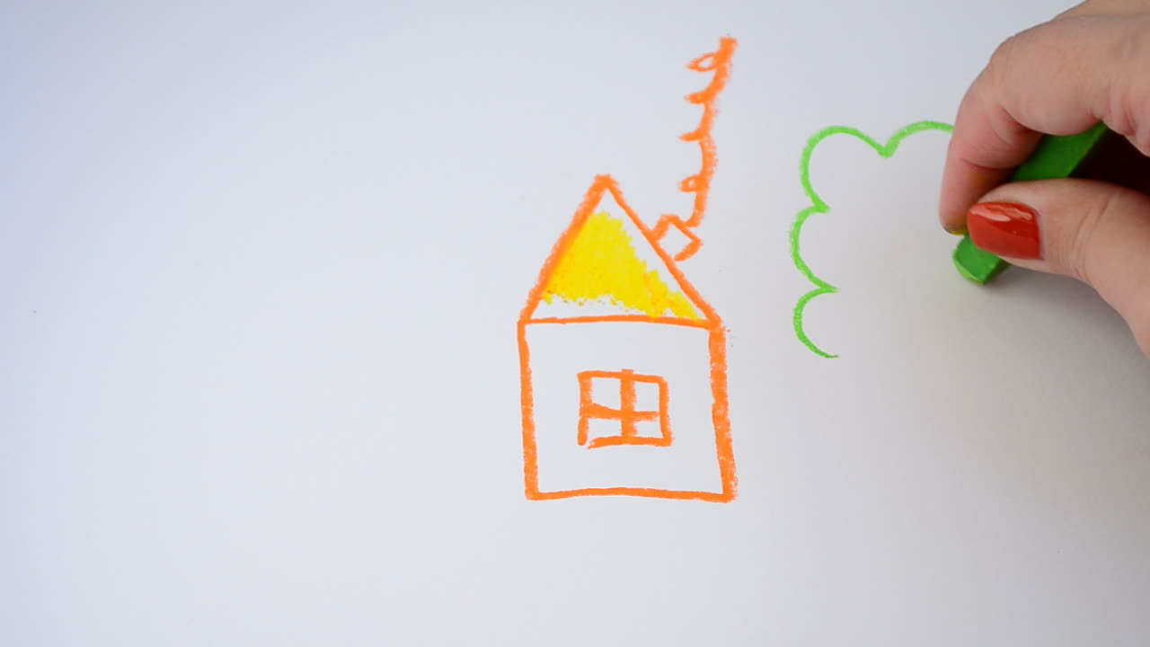Disegniamo una casa. Processo di disegno