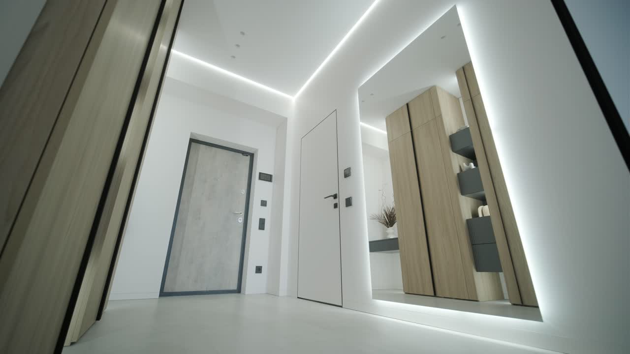 Modern and Minimalist Entryway Design