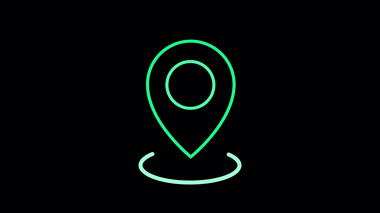 Outline Pinpoint Location Map Icon Drop In