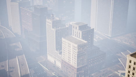 skyscrapers-covered-by-morning-fog