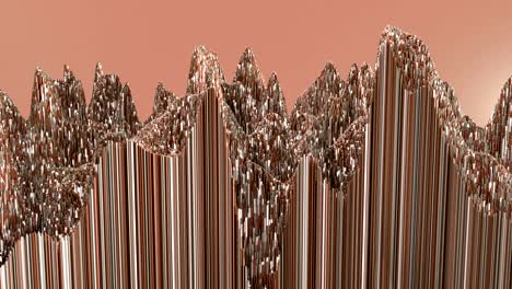 4k abstract topographic waveform.