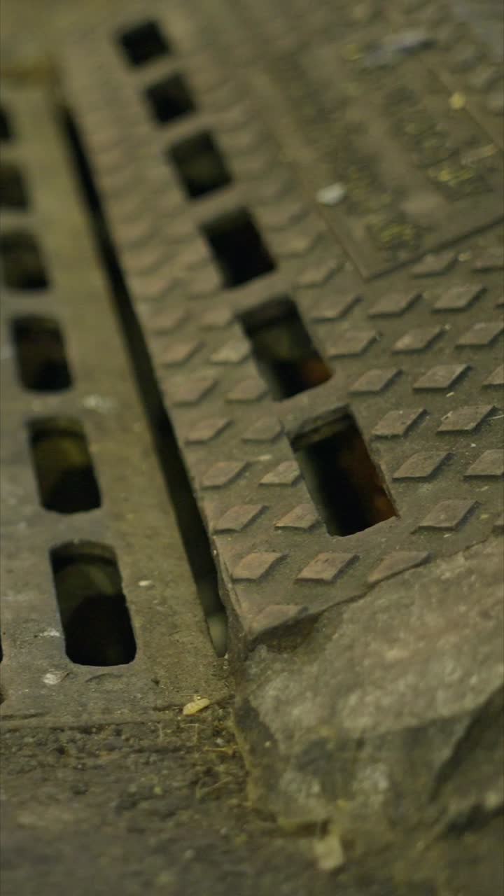 Manhole Cover on Street