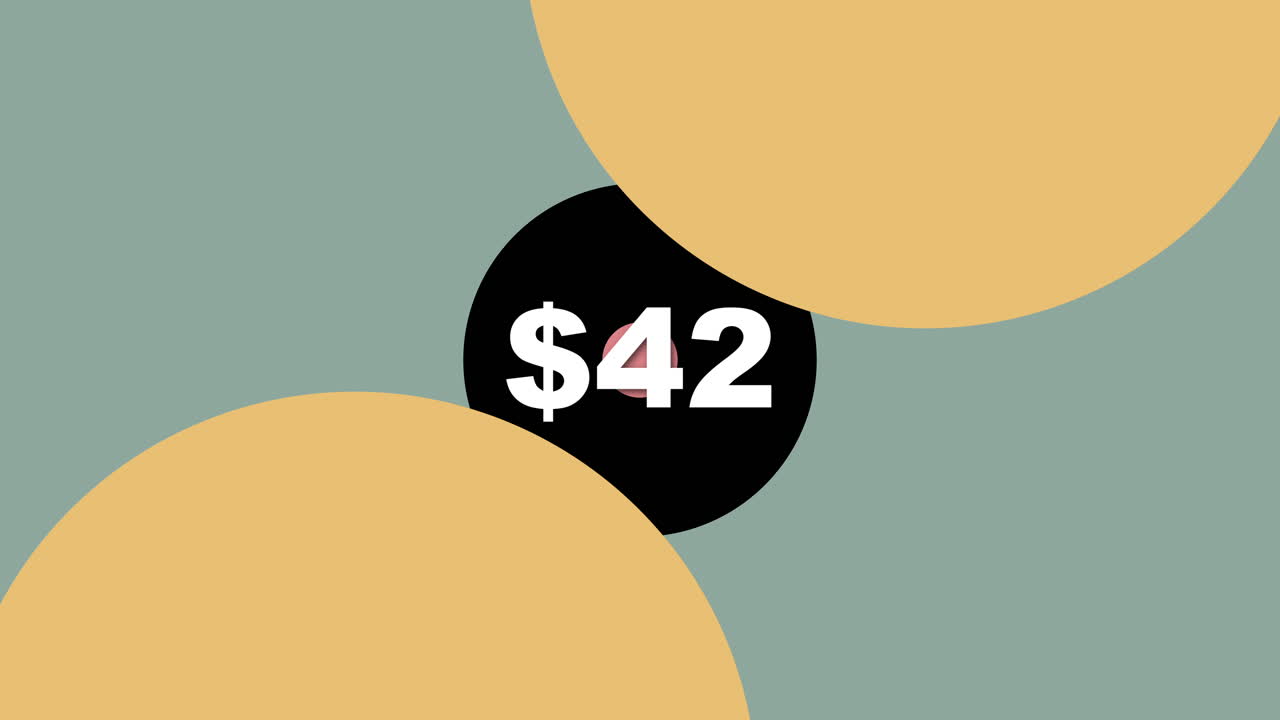 Explore a modern price graphic design highlighting bold prices in a minimalist style