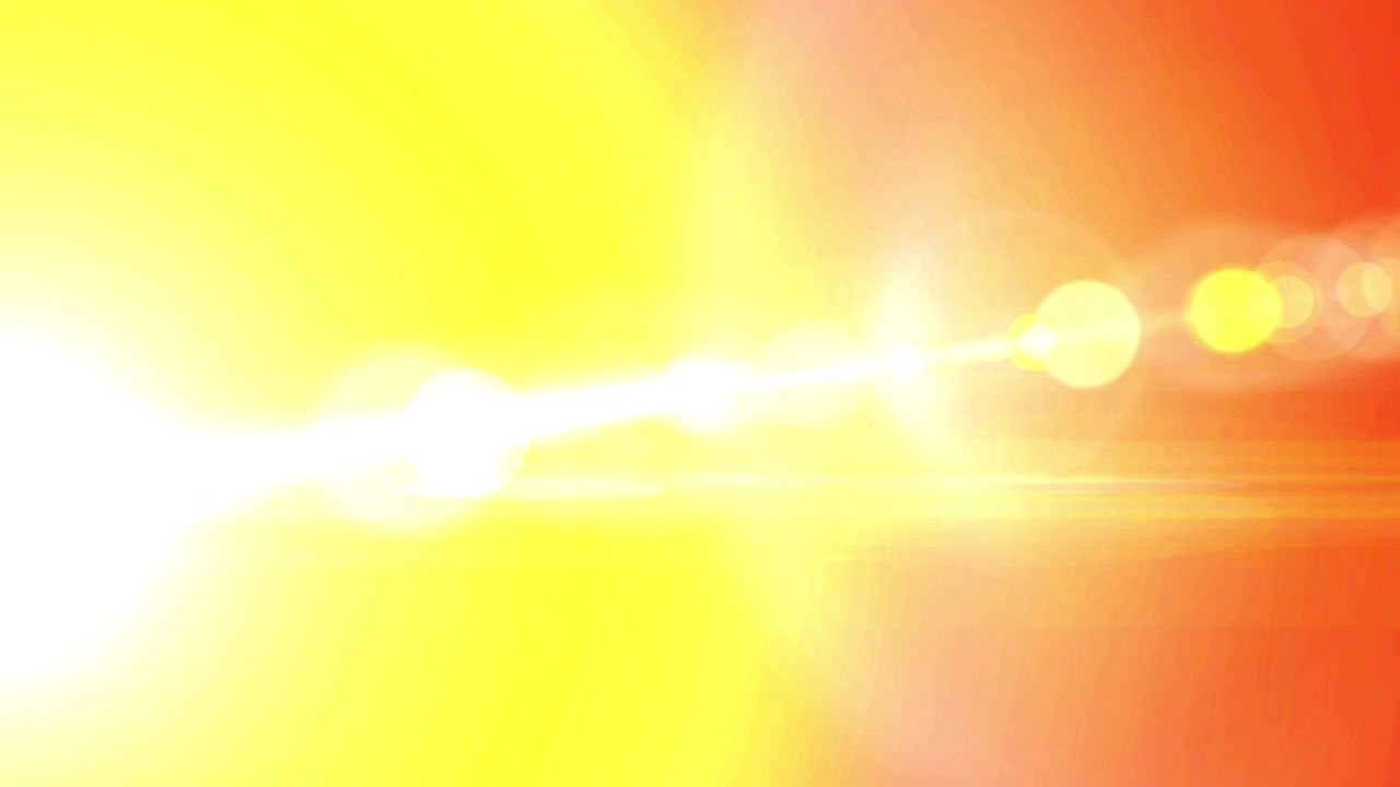 Abstract Light Flare Transition Effect on Black Background