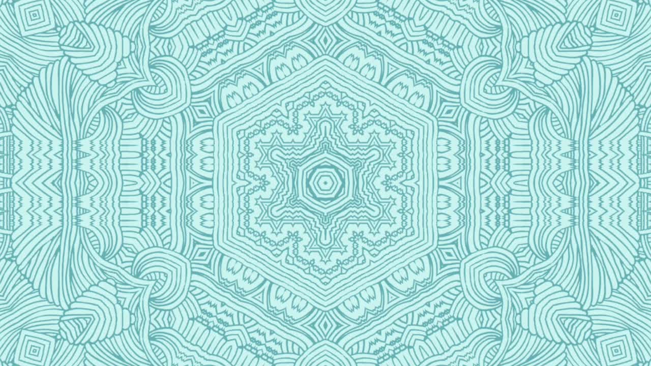 차분한 어지러운 블루 최면 센터 애니메이션 모션