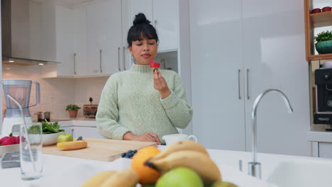 Salud,-Dieta-Y-Bienestar-Con-Una-Mujer-Sana