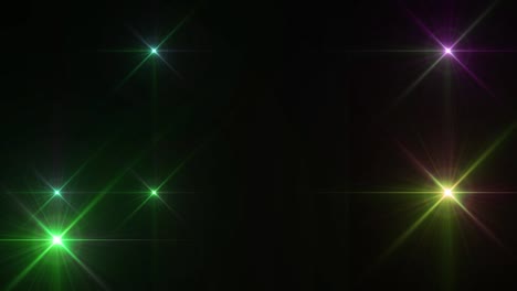 bucle de luz de discoteca de varios colores al azar