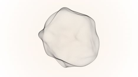 abstract 3d sphere mesh