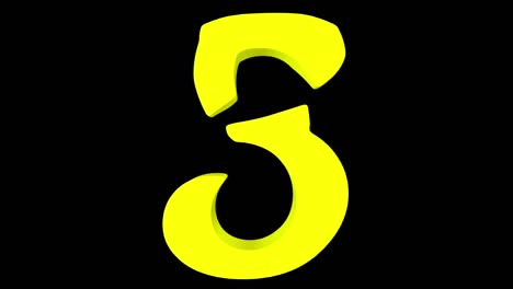 transformation of the "3" digit into the "5" digit and reverse