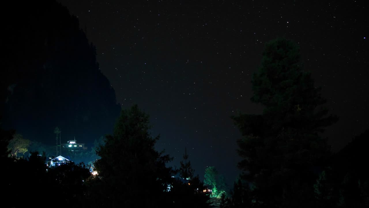 아르헨티나 광장의 아콩카구아 타임랩스 와이드 샷