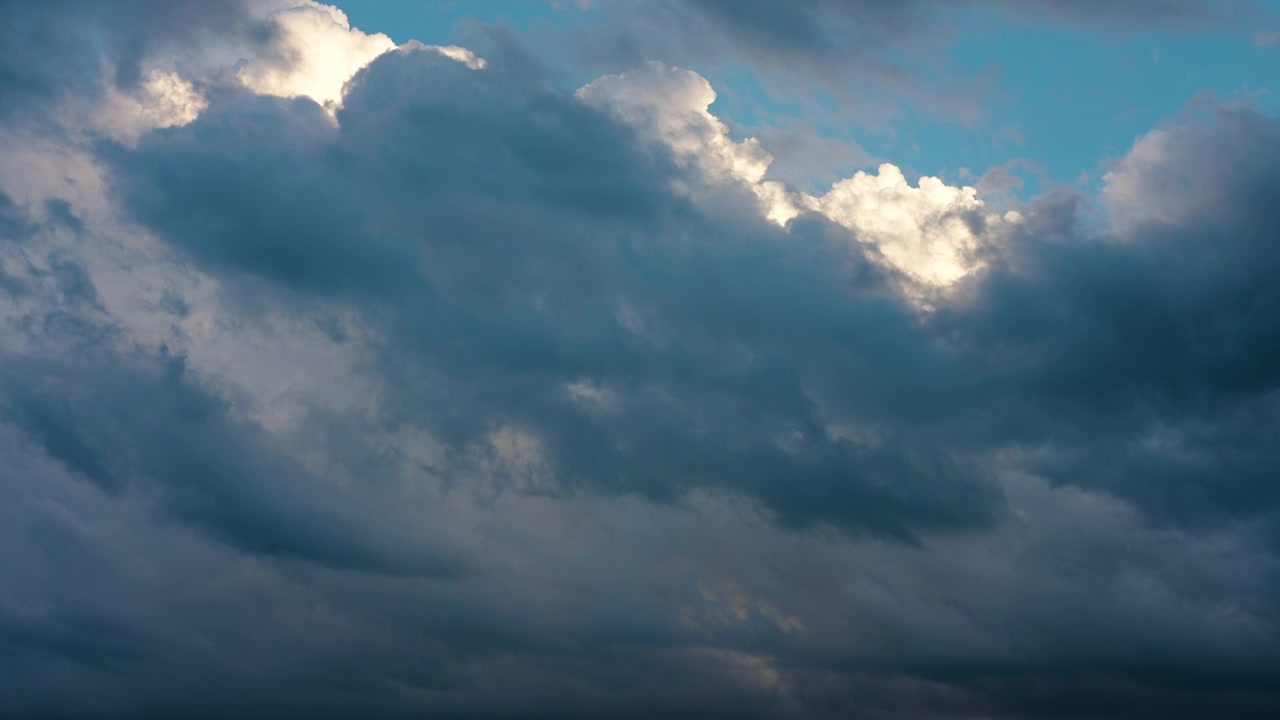 Beautiful moving clouds seamless looping ambient background
