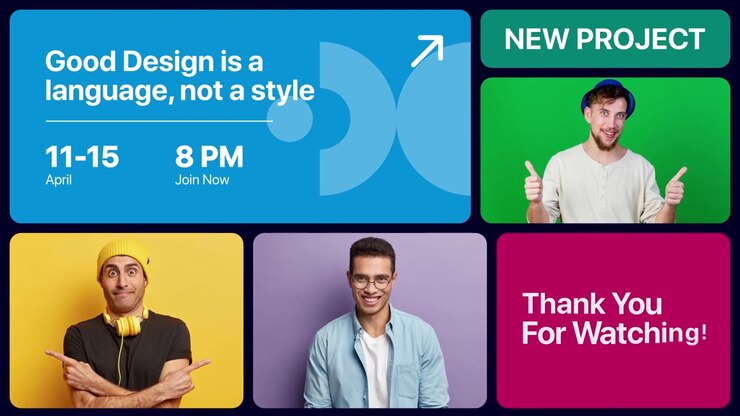 Creative Multiscreen Opener Motion Graphics Template