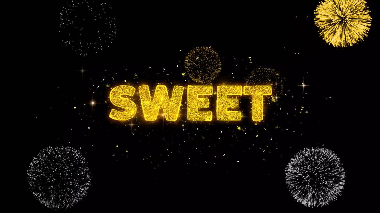 Sweet Fireworks Display