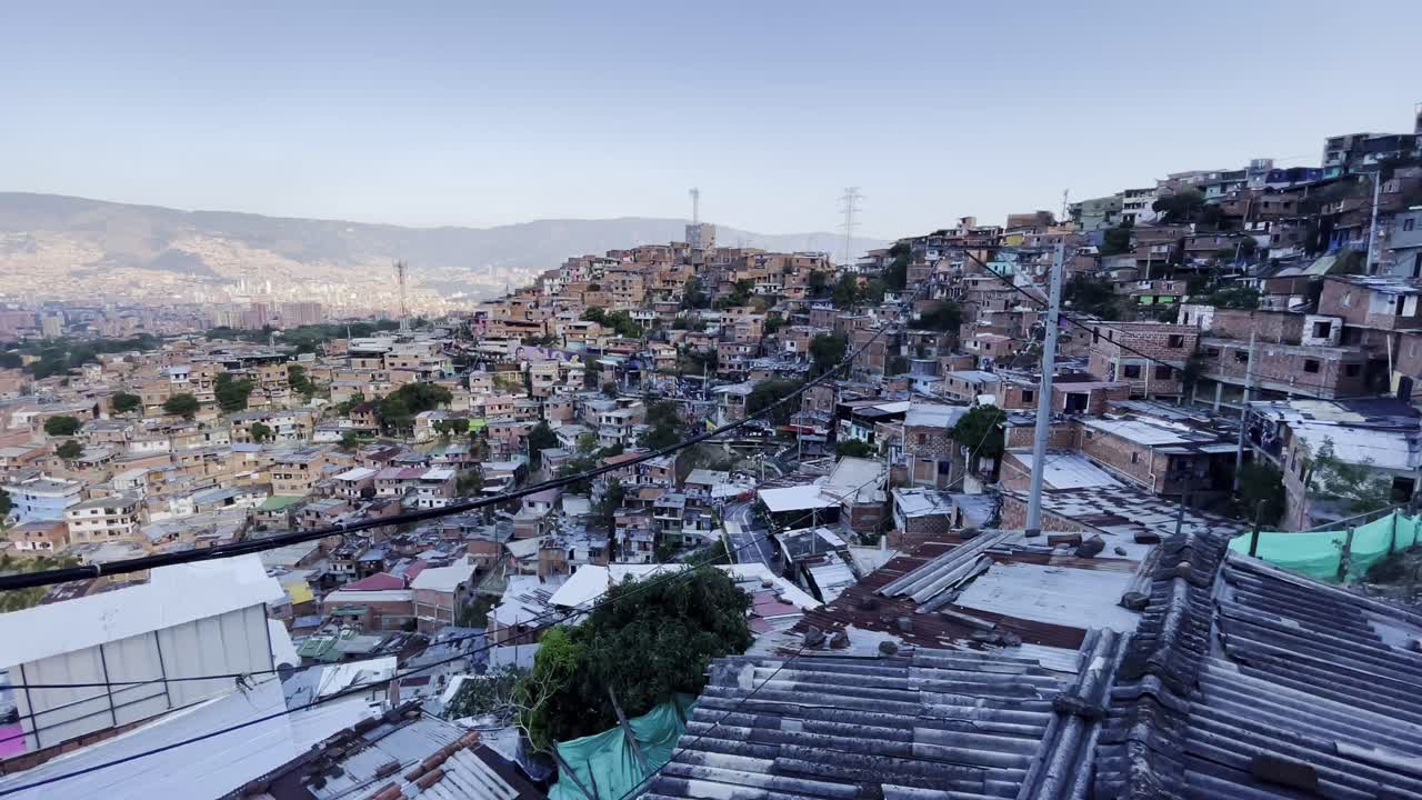 메델린 콜롬비아 코무나 13 파노라마