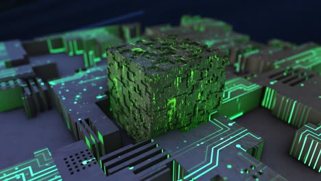 sfondo digitale astratto 4k