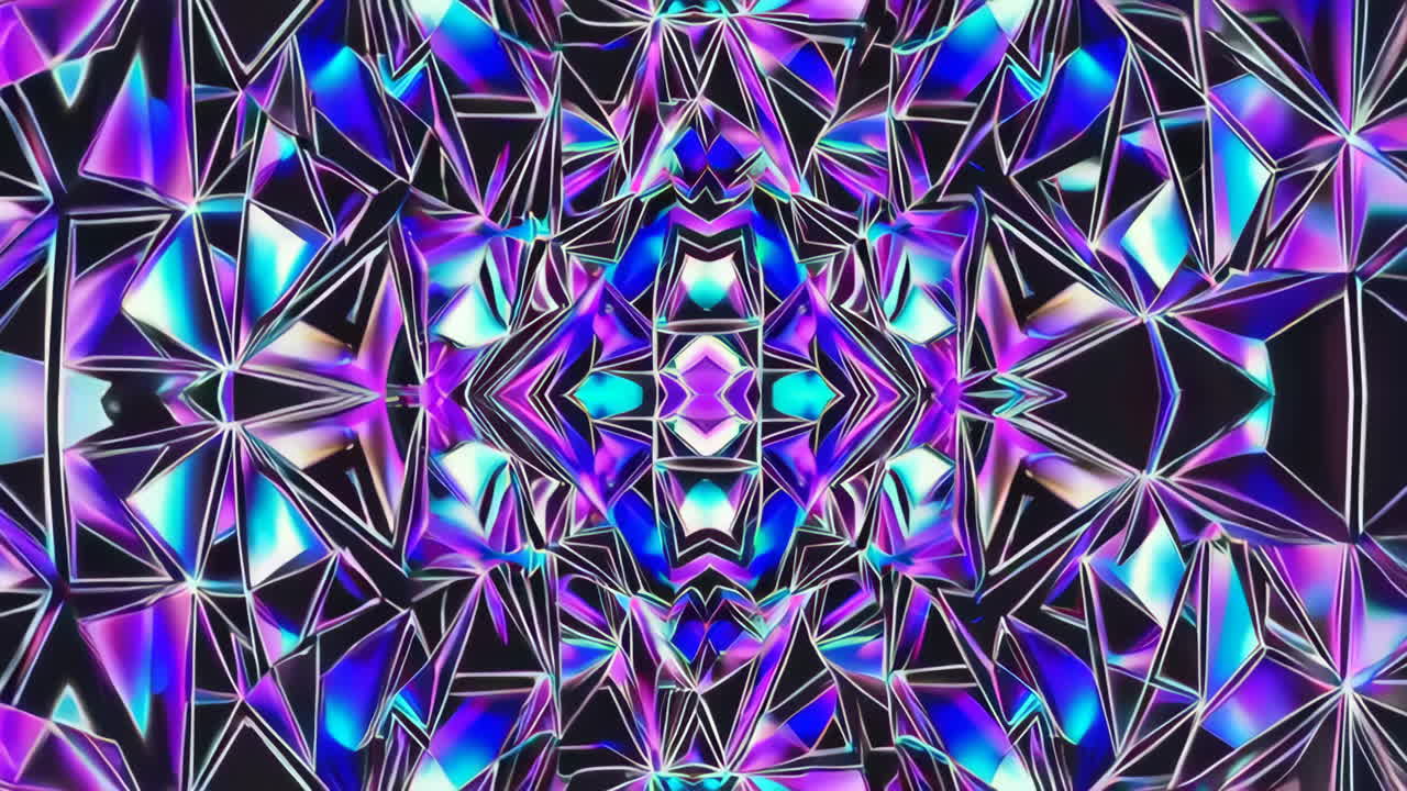 patrón de cristal geométrico abstracto