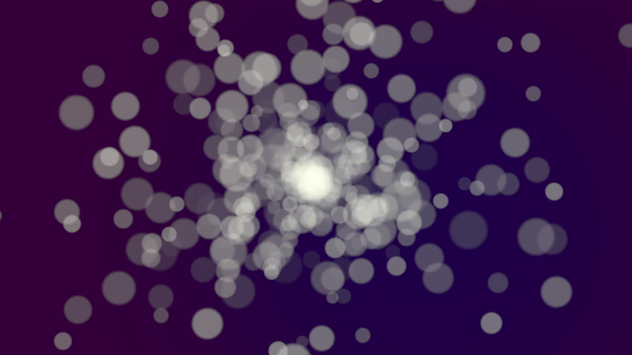 animación mosca resumen blanco bokeh y partículas sobre fondo brillante feliz año nuevo y feliz navidad tema 1