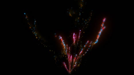 4k video effect material that light particles soar