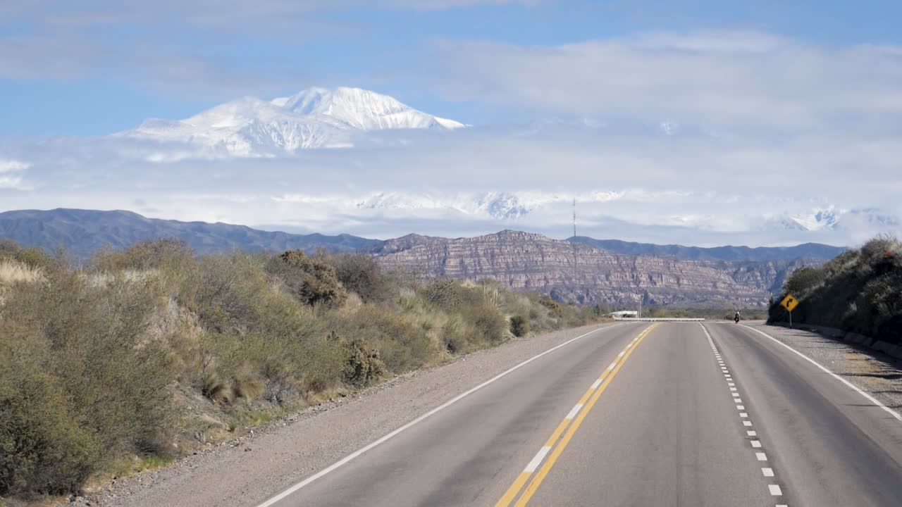 Scenic Road Trip through the Andes Mountains